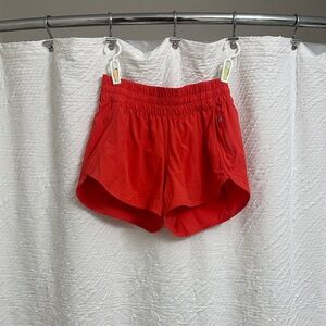 lululemon athletica Red Women's Athletic Shorts